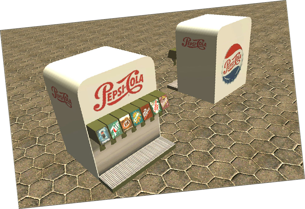 My Projects - CSO's I Have Imported, Café - Pop-Up Rollover, Sodas Machine, Large Image 01